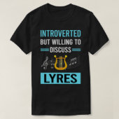 Introvertierte Lyre T-Shirt (Design vorne)