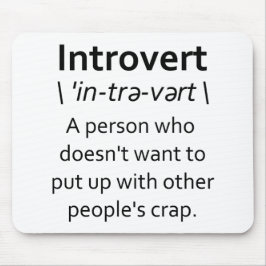 Introvertierte Mousepad