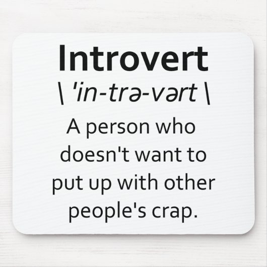 Introvertierte Mousepad (Vorne)