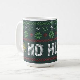 Introvertierte No Hugs Funny Ugly Weihnachtssüßer Kaffeetasse