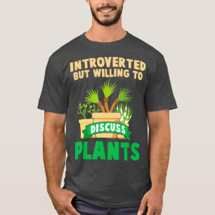 Introvertierte Person Schüchterne Gärtner Nerds Fl T-Shirt