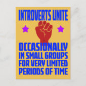 Introvertierte Postkarte (Vorderseite)