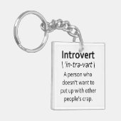Introvertierte Schlüsselanhänger (Vorderseite links)