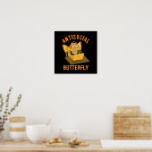 Introvertierte Spaß Ästhetische antisoziale Schmet Poster (Küche)