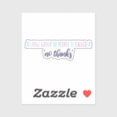 Introvertierte Spaß Aufkleber (Blatt)