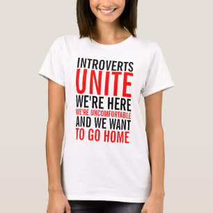Introvertierte "Unite Ladys Top" T-Shirt