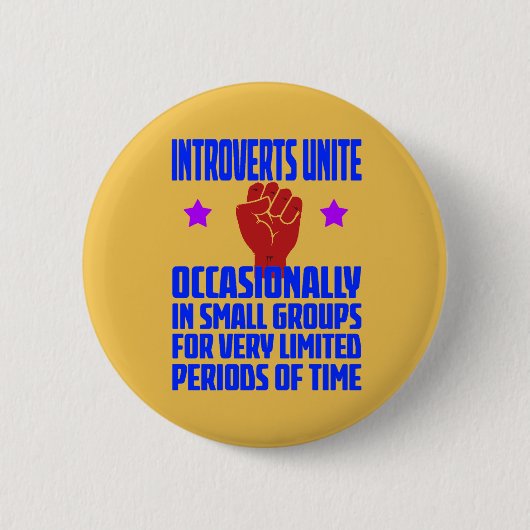 Introvertierte vereinigt euch button (Vorderseite)