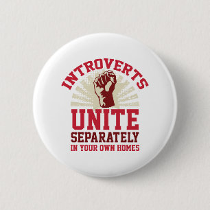 Introvertierte Vereinigung Button