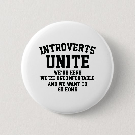 Introvertierte Vereinigung Button (Vorderseite)
