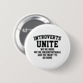 Introvertierte Vereinigung Button (Vorne & Hinten)