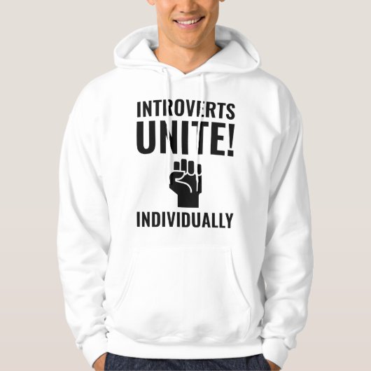 Introvertierte Vereinigung Hoodie (Vorderseite)