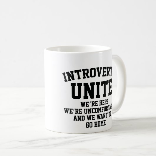 Introvertierte Vereinigung Kaffeetasse (VorderseiteRechts)