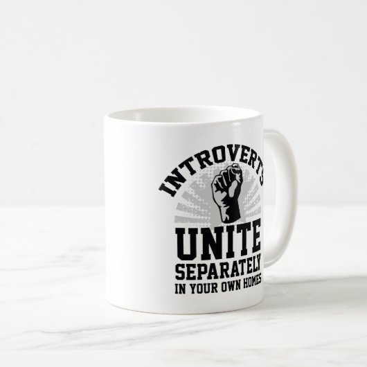Introvertierte Vereinigung Kaffeetasse (VorderseiteRechts)