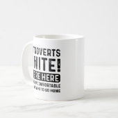 Introvertierte Vereinigung Kaffeetasse (Vorderseite Links)