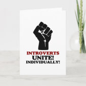 Introvertierte Vereinigung Karte (Vorderseite)