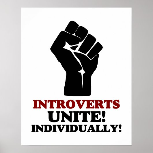 Introvertierte Vereinigung Poster (Vorne)