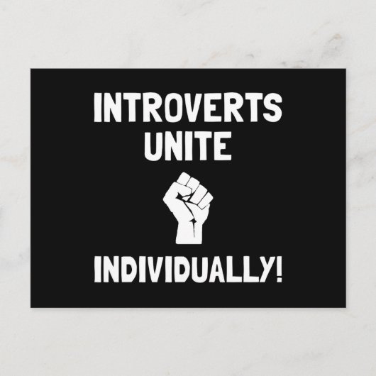 Introvertierte Vereinigung Postkarte (Vorderseite)