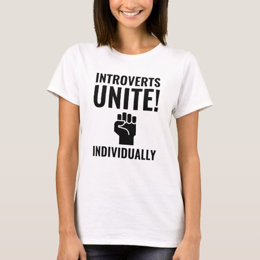 Introvertierte Vereinigung T-Shirt (Vorderseite)
