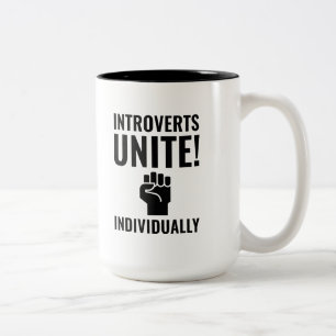 Introvertierte Vereinigung Zweifarbige Tasse