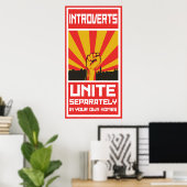 IntrovertiertePoster vereint Poster (Heimbüro)