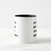 Introvertierter Buchhalter Lustiger Spruch Kaffeet Tasse (Zentrum)
