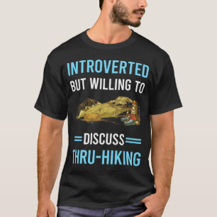 Introvertierter Durchwanderer Durchwanderung Wande T-Shirt