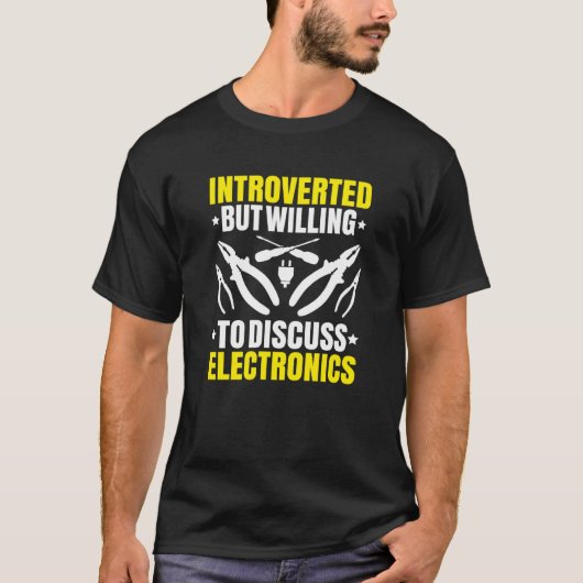 introvertierter Elektriker T-Shirt (Vorderseite)