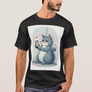 Introvertierter Feed-Aktualisierungs-Vermeidungs-L T-Shirt
