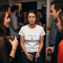Introvertierter Humor Ich kam, sah und wollte nach