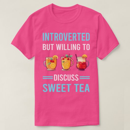 Introvertierter Süßer Tee (Design vorne)
