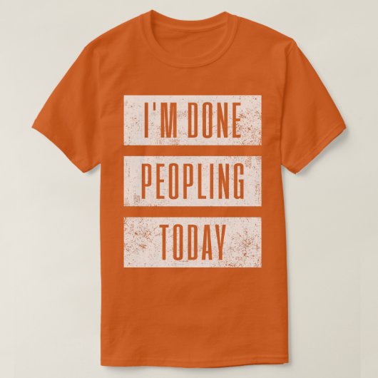 Introvertierter T-Shirt (Design vorne)