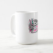 Introvertiertes Antisoziales Mental Würziges Skele Kaffeetasse (Vorderseite Links)