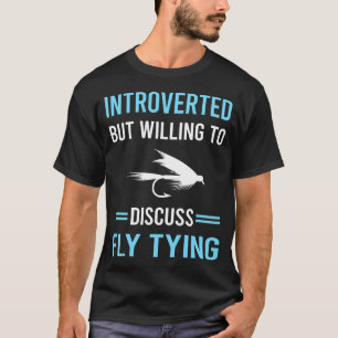 Introvertiertes Fliegenbinden T-Shirt