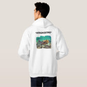 Introverting Hoodie with Turtle Symbol  (Schwarz voll)