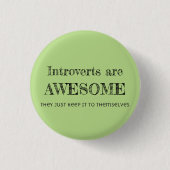 Introverts sind fantastisch button (Vorderseite)