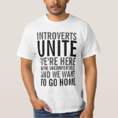 Introverts Unite Shirt (Vorderseite)