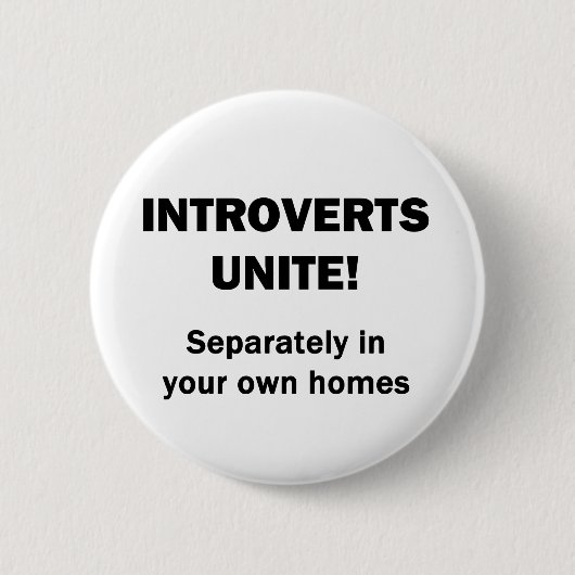 Introverts vereinigen! button (Vorderseite)