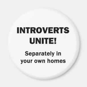 Introverts vereinigen! magnet