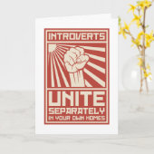 Introverts vereinigen separat in Ihren eigenen Karte (Gelbe Blume)