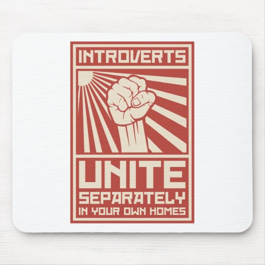 Introverts vereinigen separat in Ihren eigenen Mousepad (Vorne)