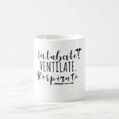 Intubat. Belüftung. Atmen Kaffeetasse (Mittel)