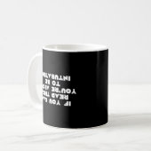 Intubierter Respirationstherapeut Kaffeetasse (Vorderseite Links)