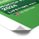 Intuit Quickbooks Desktop Pro Edition 2024 Key Poster (Ecke)