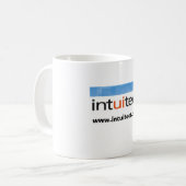 Intuitect Logo-Tasse Kaffeetasse (Vorderseite Links)