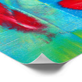 Intuition - Abstrakte Malerei Poster (Ecke)