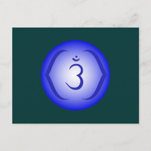 Intuition Chakra - Ajna Postkarte (Vorderseite)