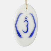 Intuition Chakra Verzierung Keramik Ornament (Rechts)