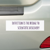 Intuition ist die Brücke Autoaufkleber (Auf Auto)