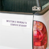 Intuition ist die Brücke Autoaufkleber (Auf Lkw)
