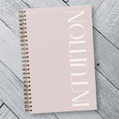 "Intuition"-Journal in rosa Notizblock